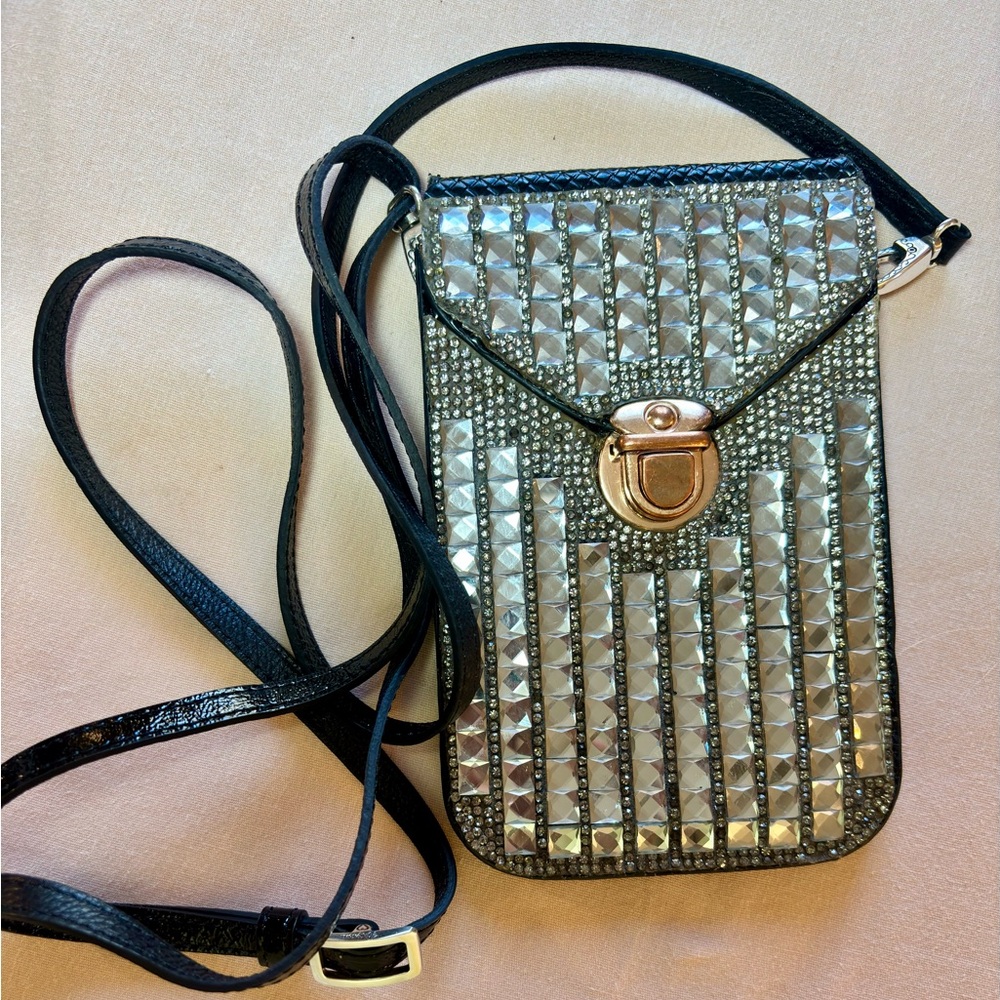 Embellished Metallic Stud Crossbody - Picture 2 of 6